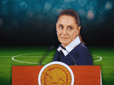 Sheinbaum aseguró que no existe ninguna notificación de que se vaya a suspender la Copa Mundial de la FIFA 2026. SUN / L. Camacho / ESPECIAL / CANVA