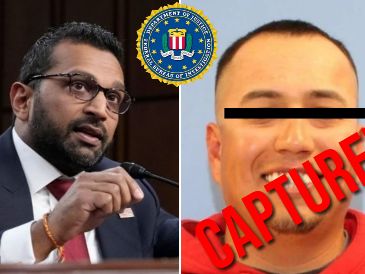 El FBI aseguró que Samuel "N" fue trasladado a EU para enfrentar la justicia como uno de los diez fugitivos más buscados por el buró. ESPECIAL / X: @FBIDirectorKash