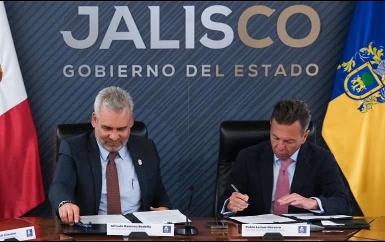 Jalisco y Michoacán firman convenio para fortalecer la seguridad y coordinación regional. ESPECIAL