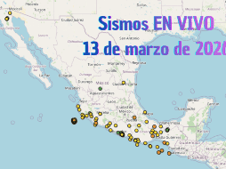 EN VIVO | Sismos en México | Viernes 13 de marzo. ESPECIAL / SSN
