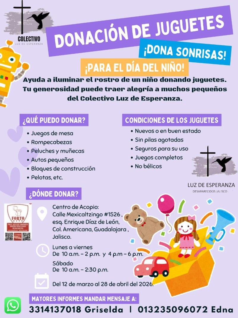 &nbsp;ESPECIAL/ Colectivo Luz de Esperanza Jalisco 