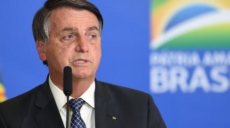 Esta es la primera salida de Jair Bolsonaro desde que comenzó a cumplir su condena por tentativa de golpe de Estado, en el Complejo Penitenciario de Papuda, el pasado 15 de enero. AFP / ARCHIVO