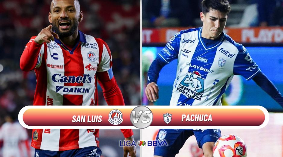Atlético de San Luis y Pachuca se enfrentan en la Jornada 11 del Clausura 2026 de la Liga MX. ESPECIAL / IMAGO7 y CANVA