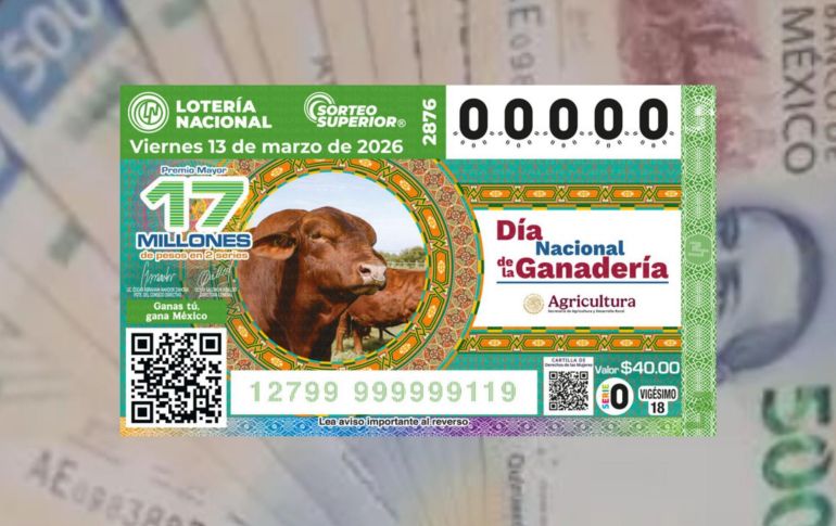 Resultados del Sorteo Superior 2876 de la Lotería Nacional del 13 de marzo