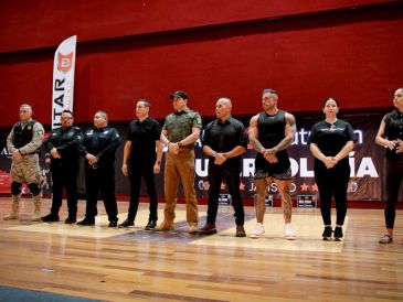 Jalisco fue sede del campeonato de fisicoculturismo “Súper Policía 2026”. CORTESÍAL/Secretaría de Seguridad estatal