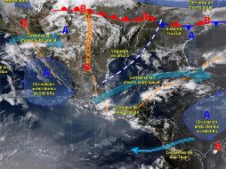 El Frente Frío 41 también traerá consigo un evento de norte con fuertes rachas de viento. ESPECIAL/ SMN.