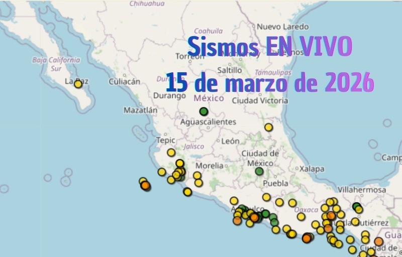 EN VIVO | Sismos en México | Domingo 15 de marzo. ESPECIAL / SSN
