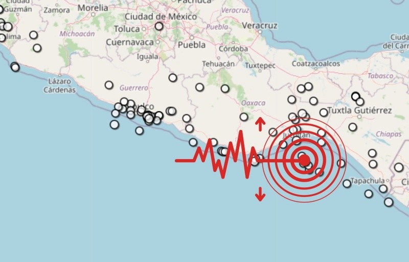 Sismo en Oaxaca. ESPECIAL / SSN&nbsp;