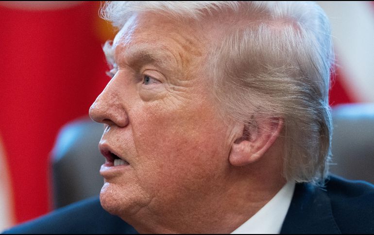 Trump habló sobre la posibilidad de tomar control de Cuba bajo distintos escenarios. EFE/A. Schwartz