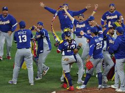 La novena sudamericana volvió a dar una muestra de carácter, paciencia y temple, cualidades que han marcado su camino en el torneo. AFP/ A. BELLO.