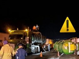 Autoridades exhortan a los conductores a extremar precauciones, atender indicaciones en la zona. X / @ClarabellaDra