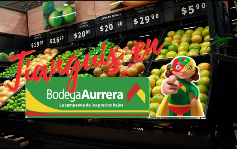 El Tianguis de Frutas y Verduras de Bodega Aurrera permite que las ofertas semanales duren por varios días. EL INFORMADOR / ARCHIVO