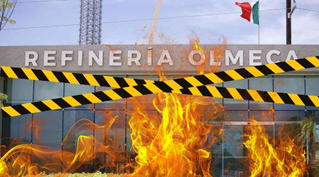 Desde temprano, se difundieron en redes sociales fotos del desastre, que, según dicen, está muy cerca de una de las entradas del personal. ESPECIAL / SUN y CANVA