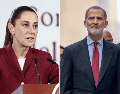 Sheinbaum no descartó hacer una invitación al rey Felipe VI a México. EFE / J. MANUEL PEDROSA / EFE / J. MÉNDEZ