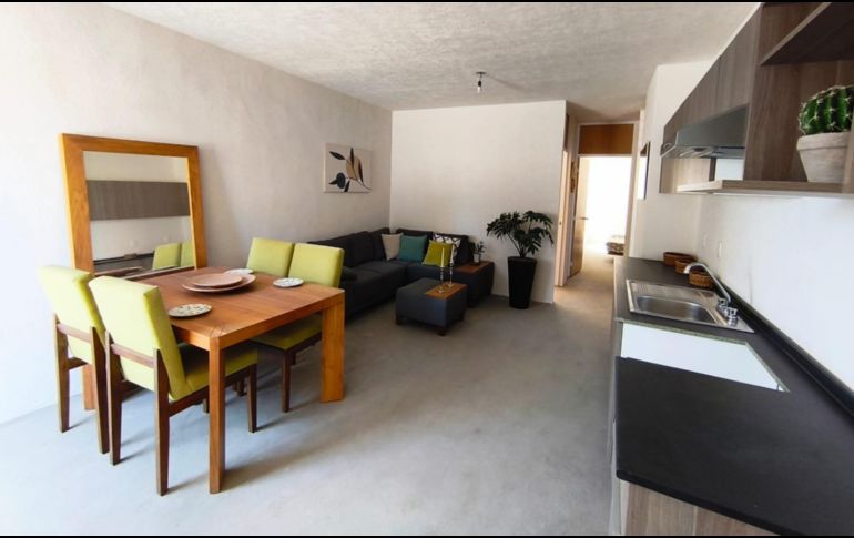  Así lucen las primeras viviendas para el Bienestar en Jalisco, ubicadas en El Salto. ESPECIAL/INFONAVIT