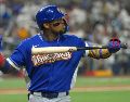 Ronald Acuña Jr. calificó el título con Venezuela como el momento más feliz en su carrera como deportista. EFE/A. Boal