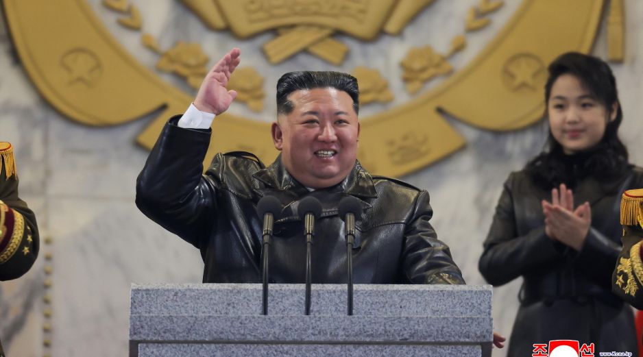 El pasado mes de febrero, Kim fue reelegido como secretario del Partido del Trabajo de Corea. AP/KCN