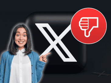 El "dislike" aparece principalmente en respuestas, no en publicaciones principales de X. ESPECIAL/Unsplash/Canva