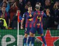 Robert Lewandowski y Lamine Yamal anotaron para el Barcelona este miércoles. EFE / A. Estevez