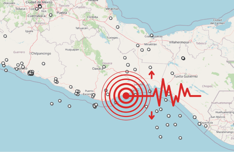 Sismo en Oaxaca. ESPECIAL / SSN&nbsp;