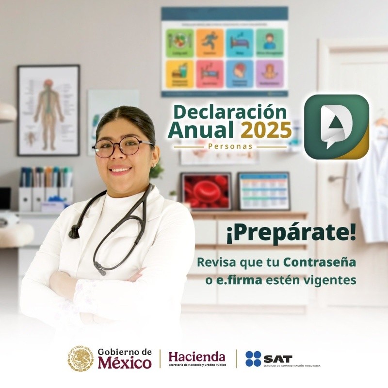 &nbsp;El SAT llamó a los contribuyentes a actualizar o generar sus contraseñas y su e.firma con anticipación. ESPECIAL