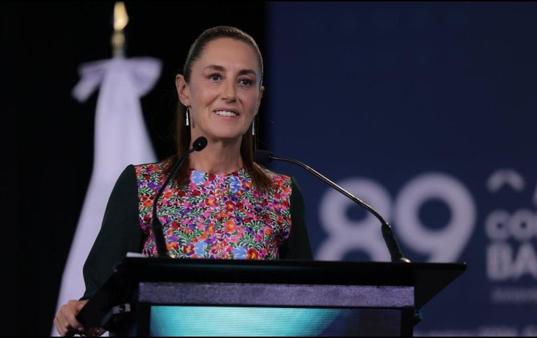 Sheinbaum destacó en Cancún el acuerdo con la banca para ampliar crédito e impulsar inversión. CORTESÍA