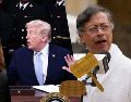 La relación bilateral entre las administraciones de Donald Trump y Gustavo Petro atraviesa tensiones desde enero de 2025. AP / ARCHIVO / EFE / S. Thew