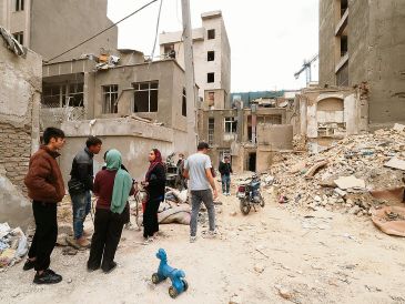 Ataques sobre Teherán. La capital iraní ya muestra las cicatrices de los bombardeos israelíes y estadounidenses. AFP
