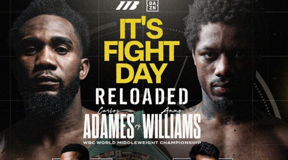 Carlos Adames y Austin “Ammo” Williams resolverán el pleito que quedó pendiente en enero. X/MatchroomBoxing
