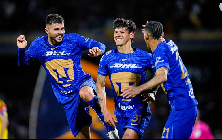 Robert Morales anotó por los pumas al minuto 90+5.IMAGO7/D. Padilla