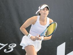 Giuliana olmos. La mexicana no logró avanzar y cayó en tie break en la primera fase del torneo en Florida. ESPECIAL