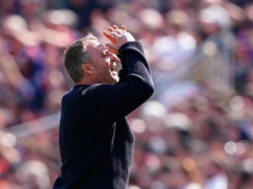 El entrenador del Barcelona destacó la relevancia del resultado respecto al contexto de fatiga del equipo. EFE / Alejandro García