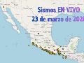 EN VIVO | Sismos en México | Lunes 23 de marzo. ESPECIAL / SSN