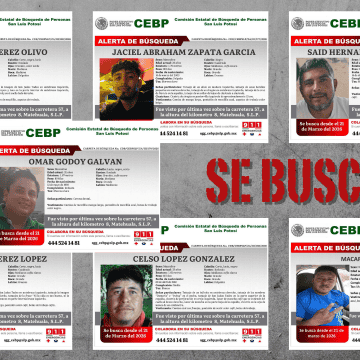 Los desaparecidos, de entre 20 y 30 años, fueron identificados como Ángel Daniel Pérez López, Miguel Ángel Pérez Olivo, Jaciel Zapata García, Omar Godoy Galván, Said Hernán Olvera, Celso López González y Macario Torres Castillo. ESPECIAL