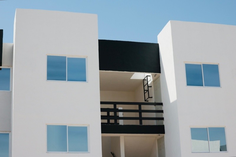 Así luce el exterior de las viviendas de Arbolada del Mirador. ESPECIAL/Gobierno de Tlajomulco