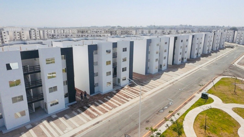 Como parte de esta primera fase, se concretó la rehabilitación de 735 viviendas en el desarrollo Arbolada del Mirador. ESPECIAL/Gobierno de Tlajomulco&nbsp;