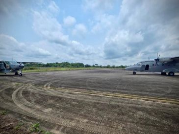 El comandante de la FAC afirmó que todos los heridos, en cuyo rescate también participaron lugareños que los transportaron en motocicletas, "están en centros asistenciales de Puerto Leguízamo". CORTESÍA/ Ejército Nacional de Colombia