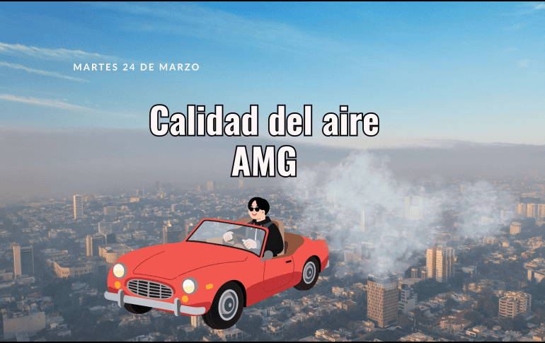 Este martes 24 de marzo, SEMADET registra mala calidad de aire en Santa Fe con 84 puntos IMECA. EL INFORMADOR / ARCHIVO