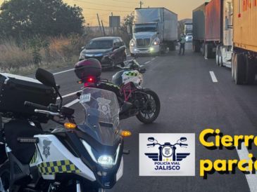 Se recomienda a la población tomar tiempo para traslados y anticipar sus movimientos. ESPECIAL / FACEBOOK Policía Vial Jalisco