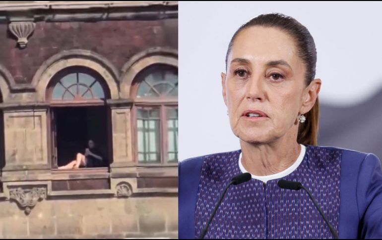 La Mandataria fue cuestionada por el material viral en redes. EFE/S. Gutiérrez/X/@vampipe/ESPECIAL