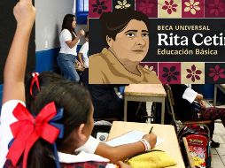 La información oficial señala que los apoyos de las Becas Rita Cetina y Benito Juárez se distribuyen a lo largo de 10 meses del año. ESPECIAL / EL INFORMADOR y CANVA