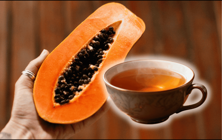 El té de semillas de papaya debe tomarse en ayunas para que el cuerpo reciba mejor sus beneficios. ESPECIAL/Canva
