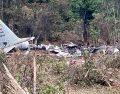 El avión accidentado en Colombia transportaba tropas del Ejército entre las localidades de Puerto Leguízamo y Puerto Asís. EFE/ Miputumayo.com.co