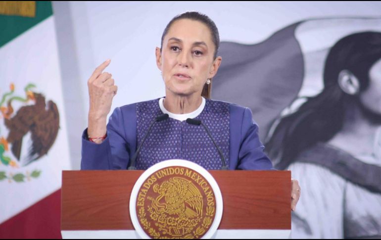 Sheinbaum plantea investigar toda muerte violenta de mujeres como feminicidio obligatorio. SUN/ L. CAMACHO.