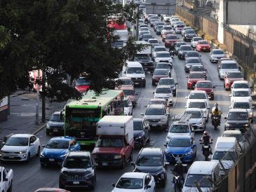 El programa Hoy No Circula se aplica de las 5:00 a las 22:00 horas en todas las alcaldías de la Ciudad de México y en tres zonas conurbadas del Estado de México. SUN/C. Mejía