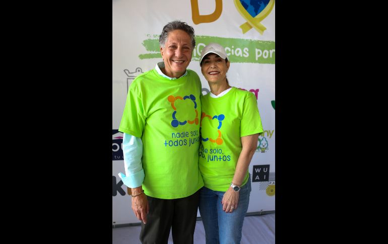 Juan José Frangie y Martha Moragrega. GENTE BIEN JALISCO / Caminata Anual por el Síndrome de Down