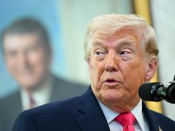 El viaje a China se planeó durante meses, pero comenzó a desmoronarse a medida que Trump presionaba a Beijing y a otras potencias mundiales para que usaran su poderío militar para proteger el estrecho de Ormuz. EFE/G. SLOAN