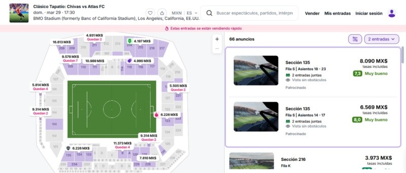 &nbsp;ESPECIAL/StubHub