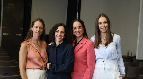 Aldara Alonso, Vanessa Coppel, Alejandra Morales y Gabriela Moreno. GENTE BIEN JALISCO / Revista del 27 de marzo 2026