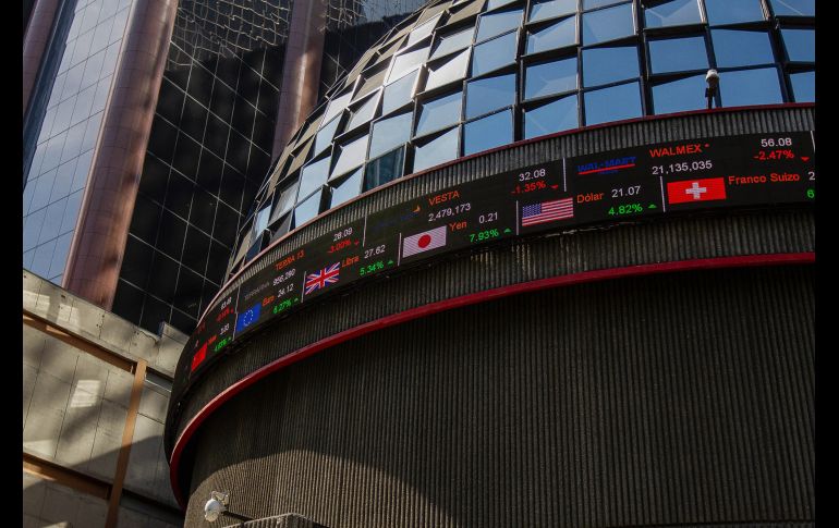 La Bolsa Mexicana de Valores tuvo un significtivo avance en el mercado bursátil. NTX/ARCHIVO